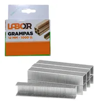 Comprar Grampas Grapas X 1000u Para Engrampadora 12 Mm Lisas Labor Color Gris