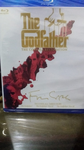 El Padrino/the Godfather 1, 2 Y 3 Nuevo En Stock Bluray*hlp*