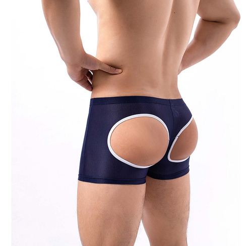 Pantalones Cortos Tipo Bóxer Suaves De Malla Transpirable Pa