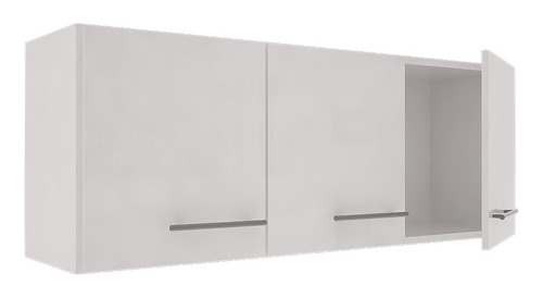 Alacena 120cm 3 Puertas Melamina C/ Estante Orlandi Cocina