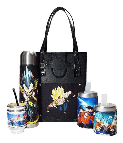 Set Matero Equipo Kit De Mate, Dragon Ball Z, P/g, Marbry