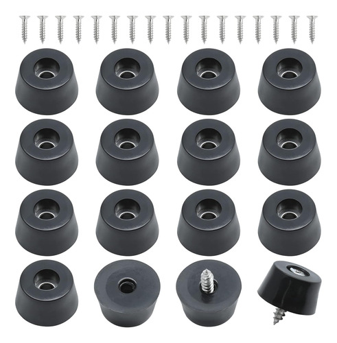 16 Patas De Goma Tabla De Cortar Tornillo, 1 Pulgada De...