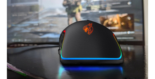 Mouse Gaming Profesional Rainbow Shenlong M808px Color Negro