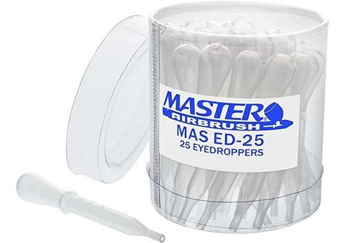 Master Airbrush Marca Eyedroppers 25 de Pipeta De Transfer.