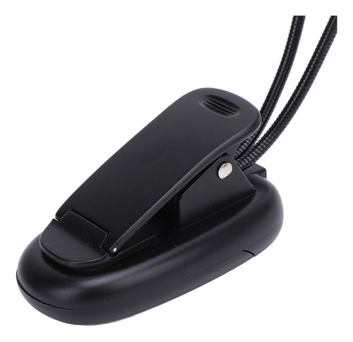 Soporte De Música Led De Doble Cabezal Con Clip, 2 Puntos De