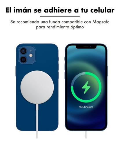 Imagen 6 de 10 de Cargador Inalámbrico Magsafe - Compatible iPhone - 15w