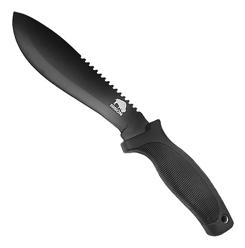 Imagen 3 de 10 de Cuchillo Caza Supervivencia Bison Mango Engomado Grip