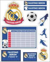 Comprar Kits Etiquetas Escolares Imprimibles Real Madrid