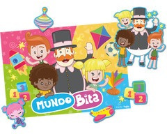 Kit Festa Mundo Bita Com Balões, Vela E Decoração!