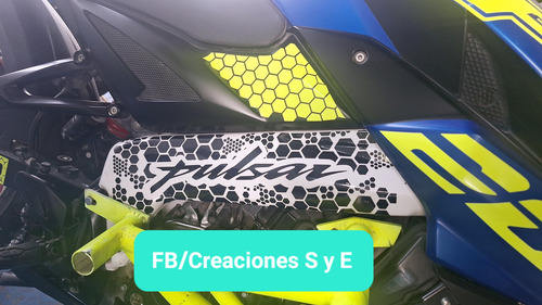 Calcomanias Stikers Pulsar Tipo Panal Para Barra Ns200 Y 160