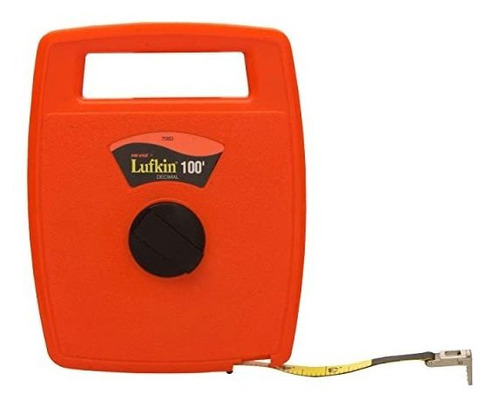 Lufkin 703 1 2-inch X 50 Hi-viz Orange Closed