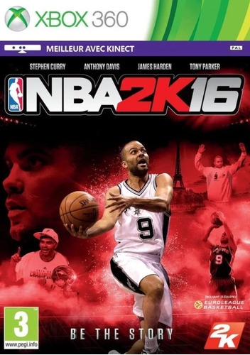 Saldo ! Nba 2k 16 Para 360 Destrabada Juego De Disco Único !