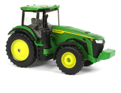 Tractor miniatura Ertl John Deere 8r 370 a escala 1/64 (45753), color verde