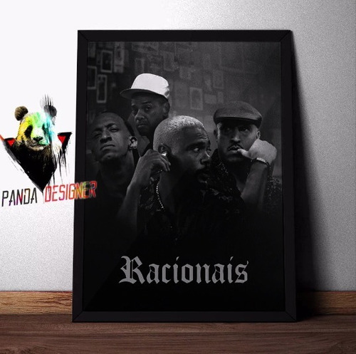 Quadro Racionais Mc's Rap Nacional Musica Decoração C/ Vidro | Parcelamento sem juros Quadro Racionais Mc's Rap Nacional Musica Decoração C/ Vidro | Parcelamento sem juros