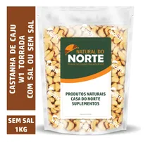 Comprar 1kg Castanha Caju Torrada W1 Inteira Com Sal Ou Sem Sal