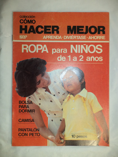 Cómo Hacer Mejor. Ropa Para Niños De 1 A 2 Años (Usado)
