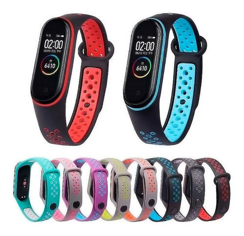 Manilla Deportiva Compatible Con Xiaomi Mi Band 6 +protector