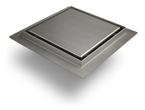 Rejilla Desague Cuadrado Ducha Acero Inox 10x10 Cm Atrim 