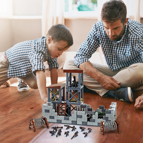 Wingift Juego De Ladrillos De Construcción De Base Militar.