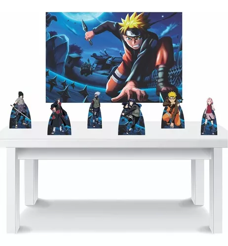 Kit Festa Totem Naruto Classico 65 Cm E Displays De Mesa