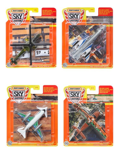 Matchbox Sky Busters + Tapete De Juego Mattel