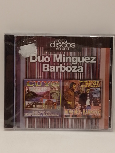 Dúo Minguez - Barboza Dos Discos En Uno Cd Nuevo