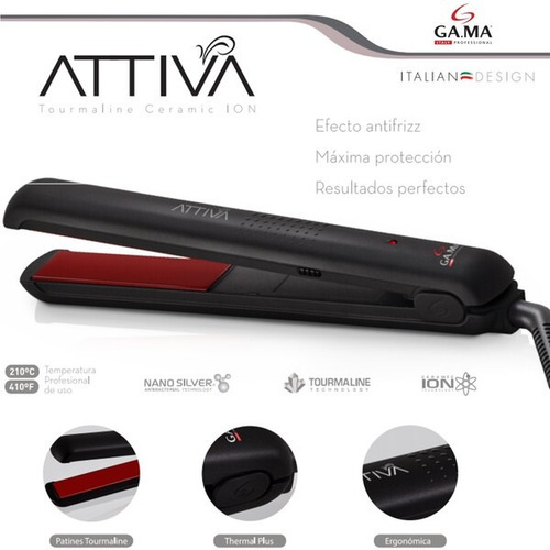Pack Gama Alisador Attiva + Secador Diamond + Ondulador 19mm