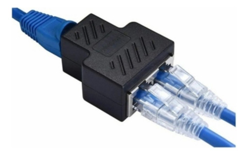 Extensión Doble Enchufe Rj45 Socket Ethernet De 2 Rj45 Cat5