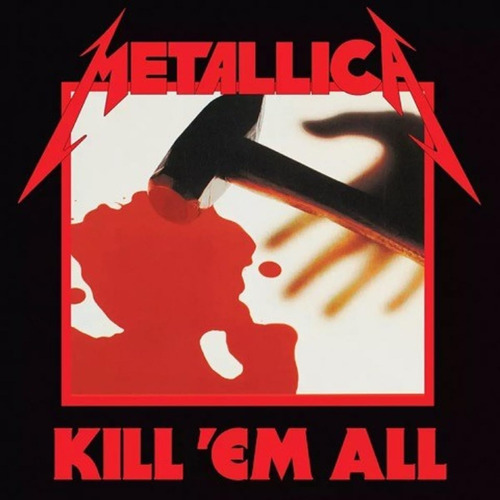Metallica Kill Em All Red Rojo Lp Vinyl Versión del álbum Estándar
