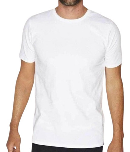  Camisetas Manga Corta 100% Algodon Blancas , Gris ,  Unisex