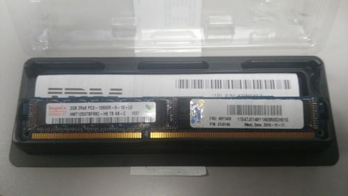 Imagen 2 de 3 de Memoria Ibm 2gb 2rx8 Pc3 -10600r-9-10-l0
