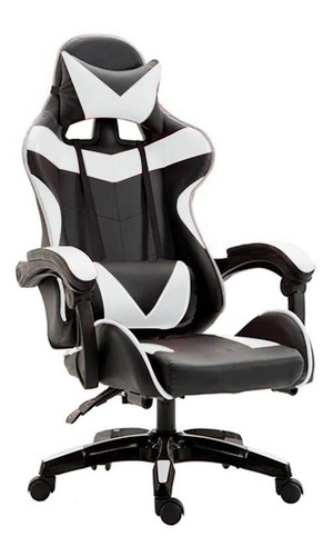 Silla Gamer Negra Y Blanca