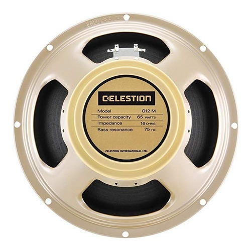 Celestion G12m-65 Creamback 16 Ohm De 12 Pulgadas 65 Vatios 