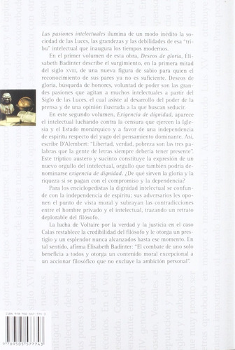 Elisabeth Badinter : Las Pasiones Intelectuales - 3 Tomos