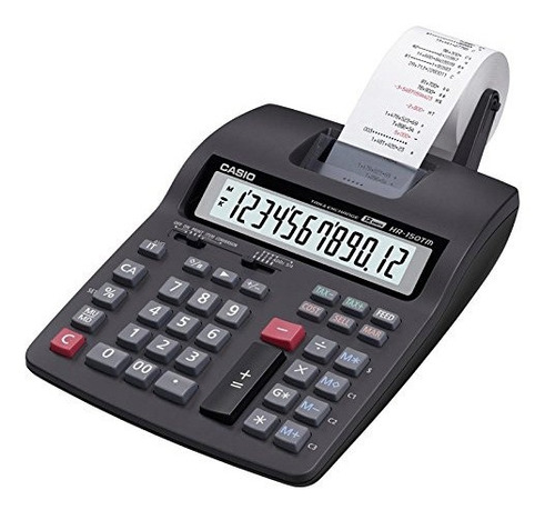 Calculadora Impresora Casio Hr-150tm 12 Digitos 2 Colores