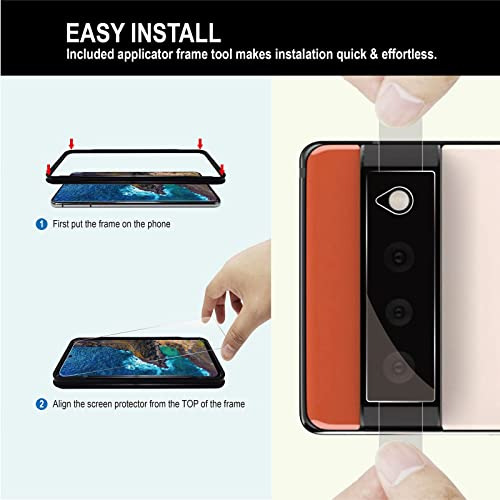 Screen Protector Glass With Camera Lens Pro Para Pixel 6