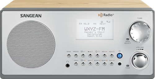 Sangean Hdr-18 Hd Radio/fm-stereo/am - Mesa De Madera