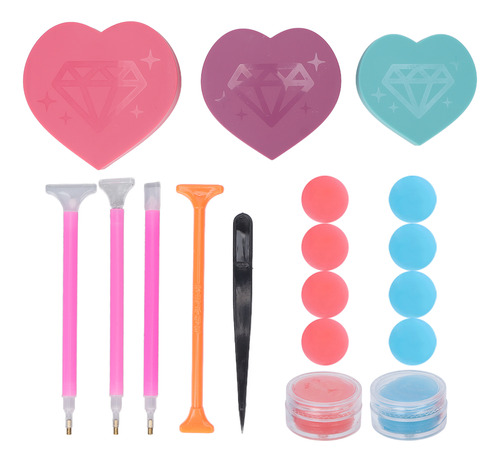 Kit De Herramientas De Pintura Con Diamantes De Imitación, C