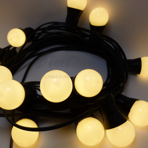 Imagen 2 de 10 de 10 Metros De Guirnalda De Luces Led 1w Para Exterior Bar Kermesse Feria * Oferta *