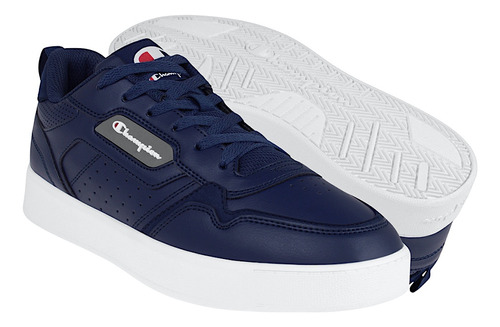 Tenis Casuales Caballero Champion Cas10259m Simipiel Azul