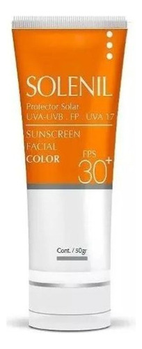 Solenil Protector Solar Facial Color  Fps 30+ X50gr