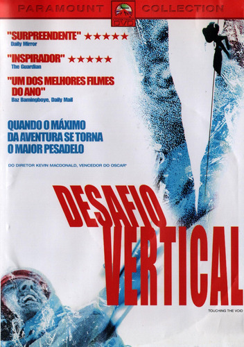 Desafio Vertical - Dvd - Brendan Mackey - Nicholas Aaron
