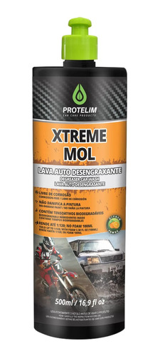 Detergente Desengraxante Xtreme Mol Protelim 500ml  C Nfe *