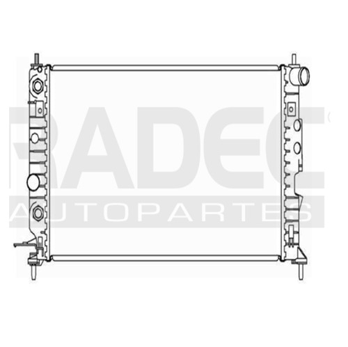 Radiador Vectra 2004-2005-2006 V6 2.5 Automatico Cdr