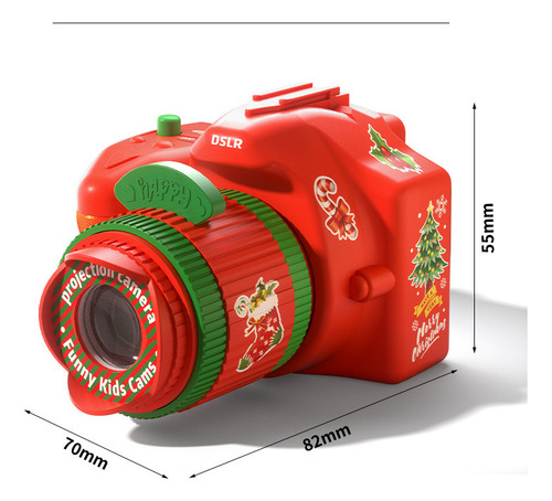 Juguete Infantil Con Cámara Y Proyector Navideño .