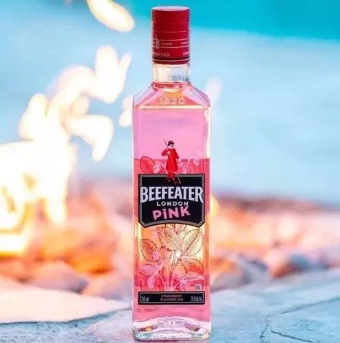 Gin Beefeater London Pink London Dry 700 mL frutilla