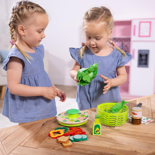 Juego De Ensalada Melissa & Doug 28 Piezas Multi