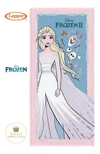 Bolo criança Frozen princesa Elsa - Conjunto 3 toalhas