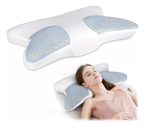 Almofada Cervical De Espuma Viscoelástica, Travesseiro Ortop