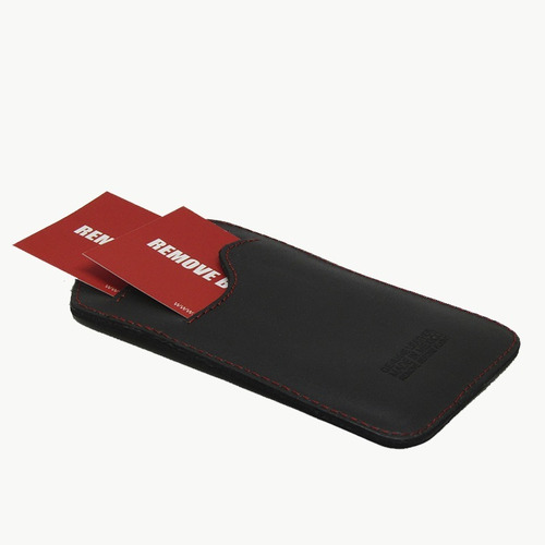 Porta Gafete Piel - Red Thread Remove Before Flight ®